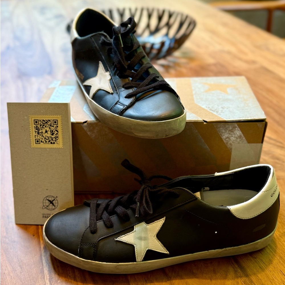 Black Golden Goose Superstar L27 Low-top Sneakers womens